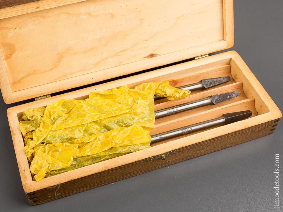 Complete Set of 13 RUSSELL JENNINGS Auger Bits in Original 3 Tiered Box -80936