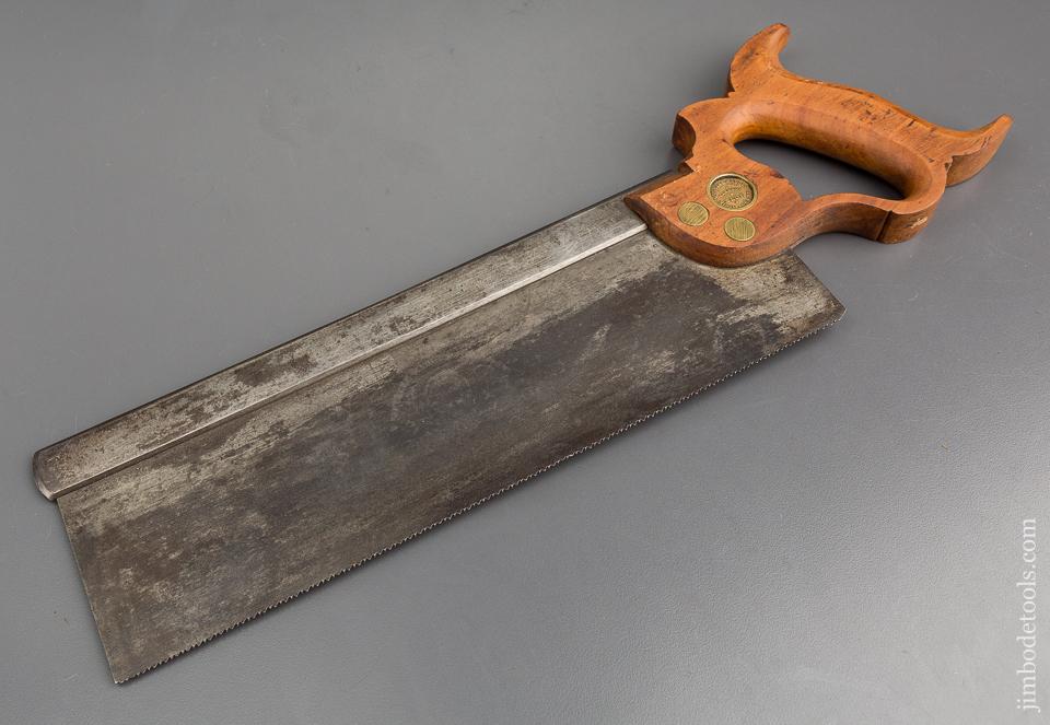 14 point 12 inch Crosscut WHEELER MADDEN & CLEMSON Back Saw - 80941