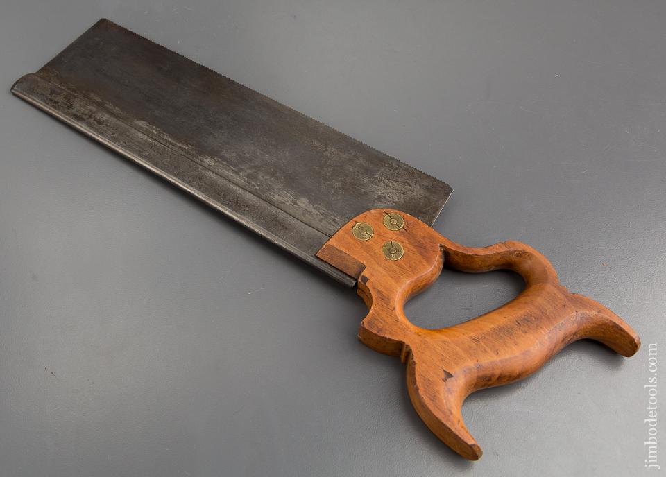 14 point 12 inch Crosscut WHEELER MADDEN & CLEMSON Back Saw - 80941