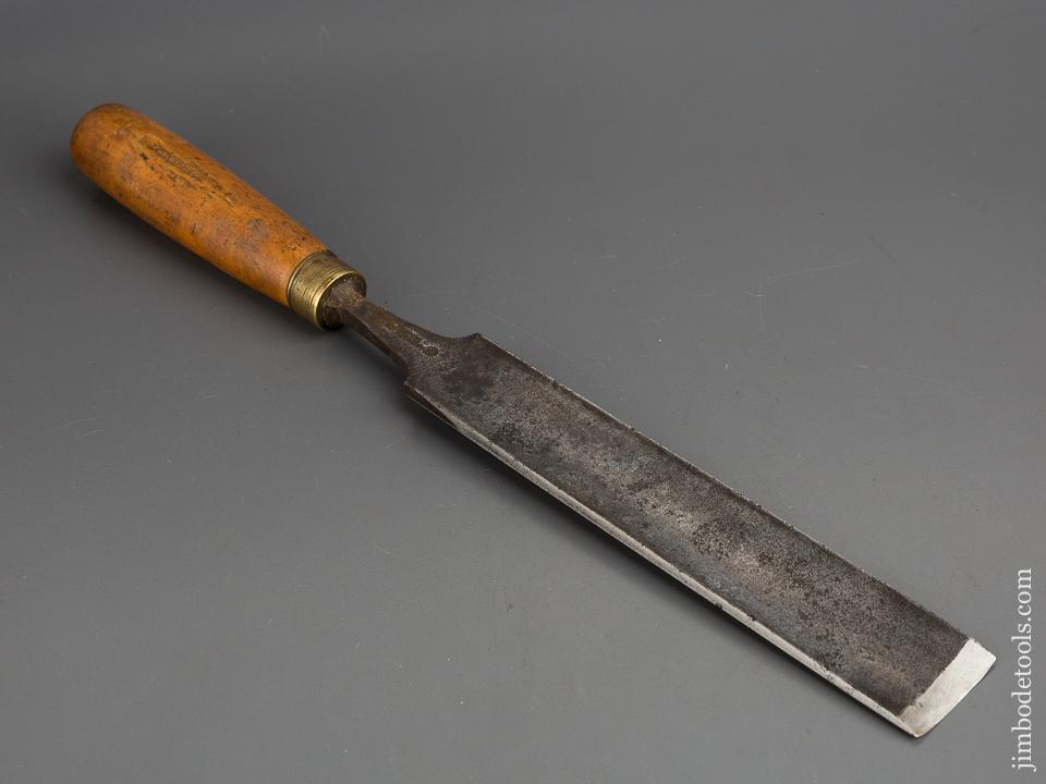 1 1/2 x 16 inch MATHIESON Boxwood Handled Tang Gouge - 80945