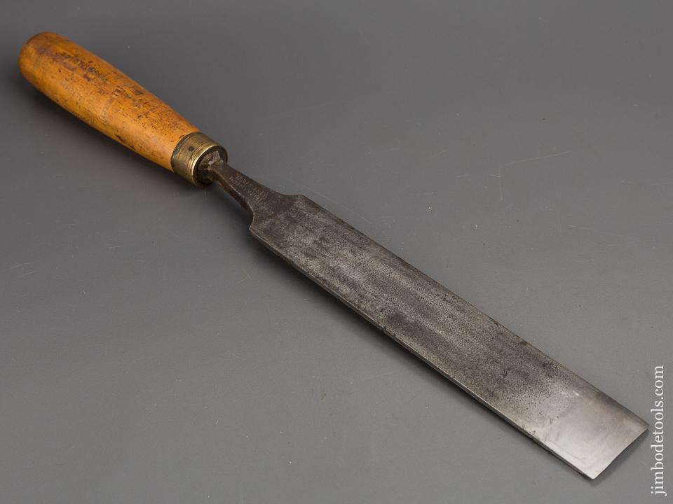 1 1/2 x 16 inch MATHIESON Boxwood Handled Tang Gouge - 80945