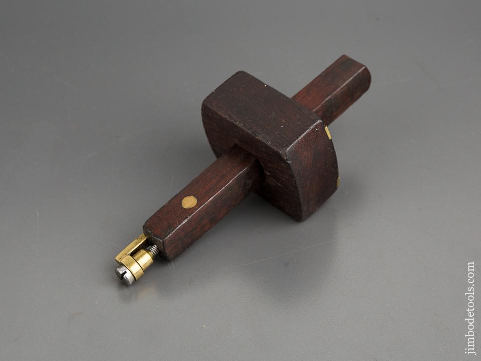 6 3/4 inch Rosewood and Brass Mortise Gauge - 80952