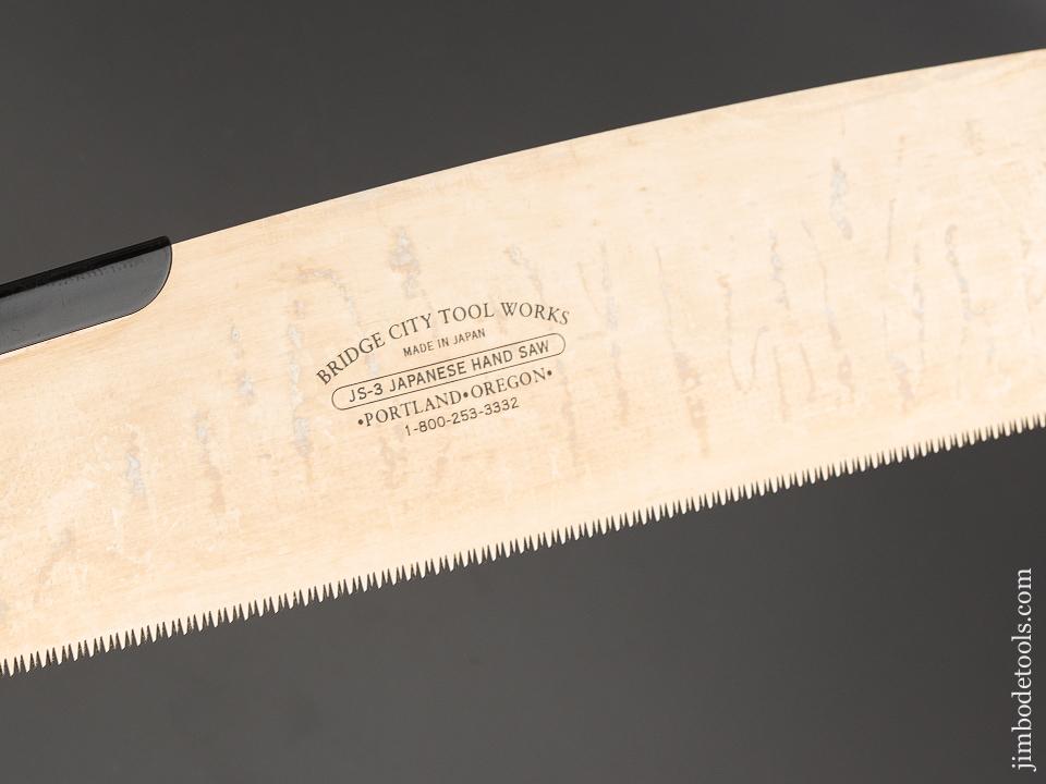 Unused! BRIDGE CITY TOOL WORKS JS-3 Japanese Hand Saw MINT in Original Packaging - 80977
