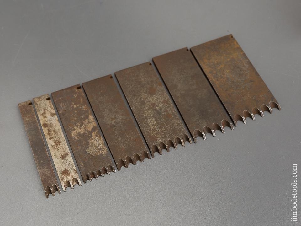 Seven Special Cutters for STANLEY No. 45 and No. 55 Planes - 80979