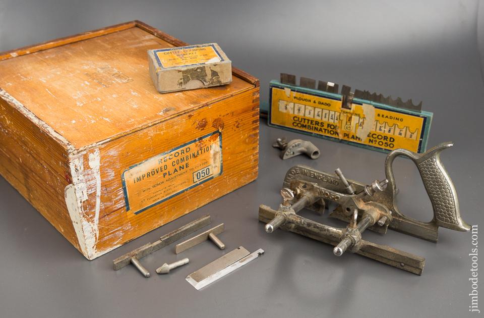 RECORD No. 050 Plough Plane 100% COMPLETE in Original Box - 80993