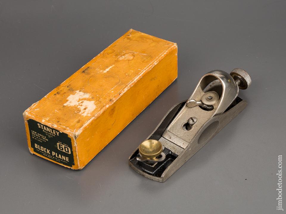 STANLEY No. 60 Low Angle Block Plane MINT in Original Box - 81022