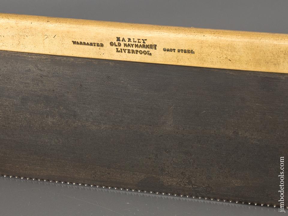 Fantastic! 14 point 14 inch Rip MARLEY Brass Back Saw - 81028
