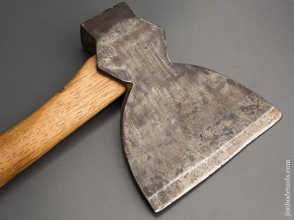 Extra Fine! EVANSVILLE AXE CO Single Bevel Side Axe - 81041