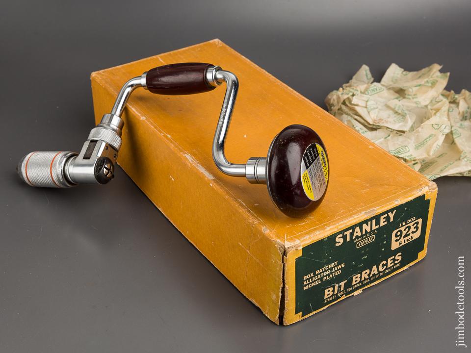 STANLEY No. 923 Bit Brace MINT in Original Box - 81045