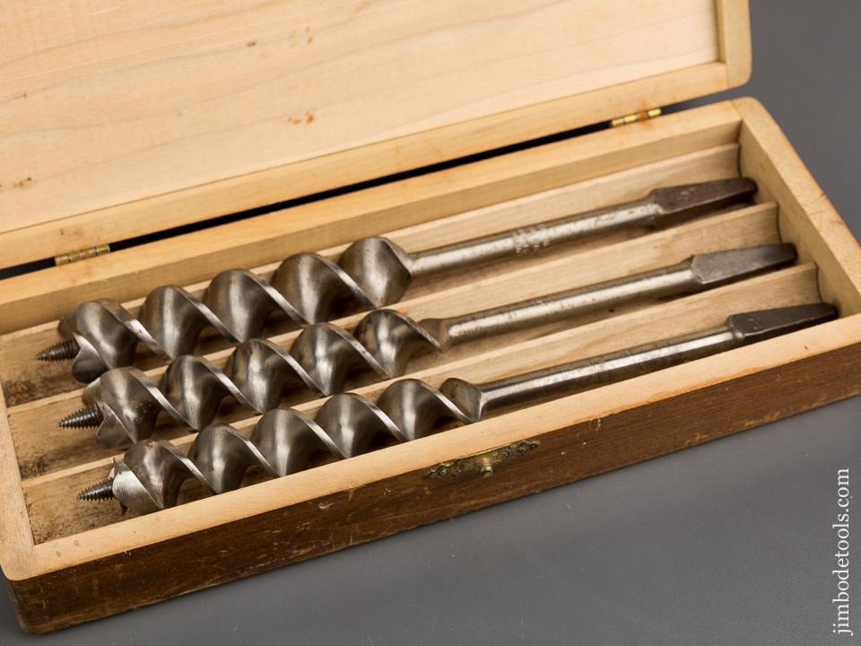 Complete Set of 13 RUSSELL JENNINGS Auger Bits in Original 3 Tiered Box -81046