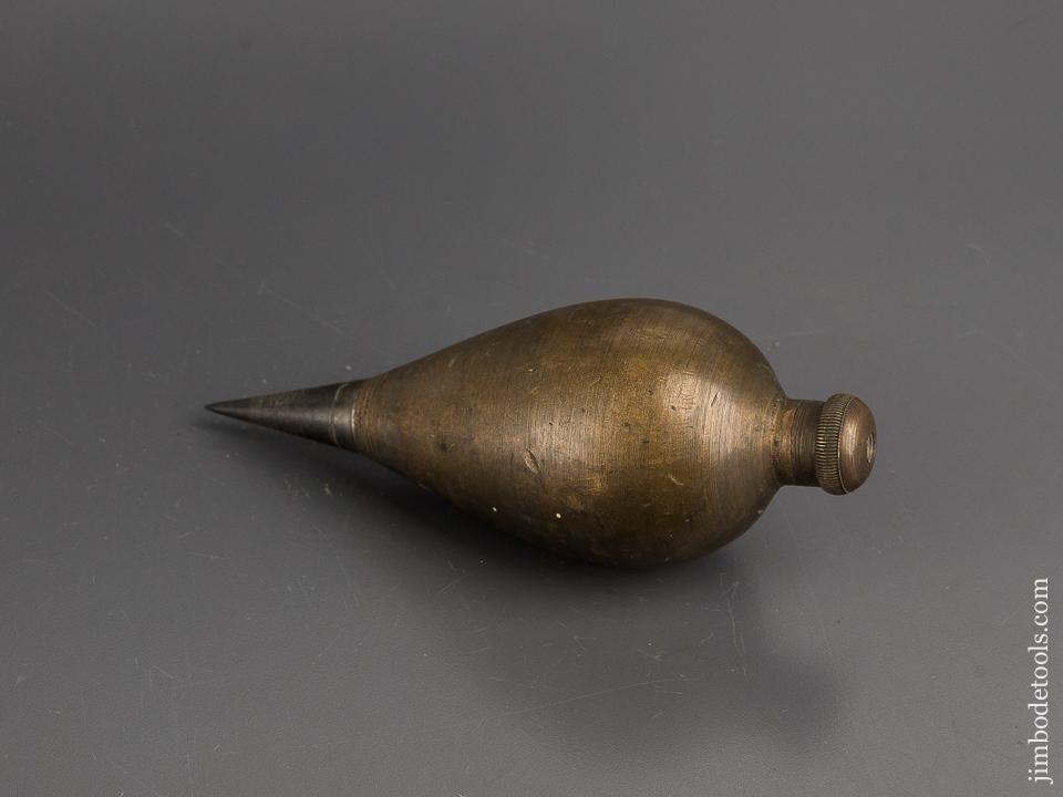Massive! 7 inch 4 lb 2 oz Brass Plumb Bob - 81047RU