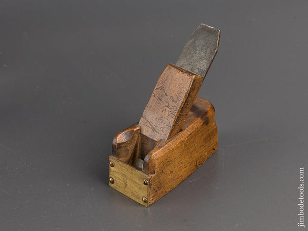 Miniature 3 1/2 inch Wooden Bull Nose Smooth Plane - 81080R