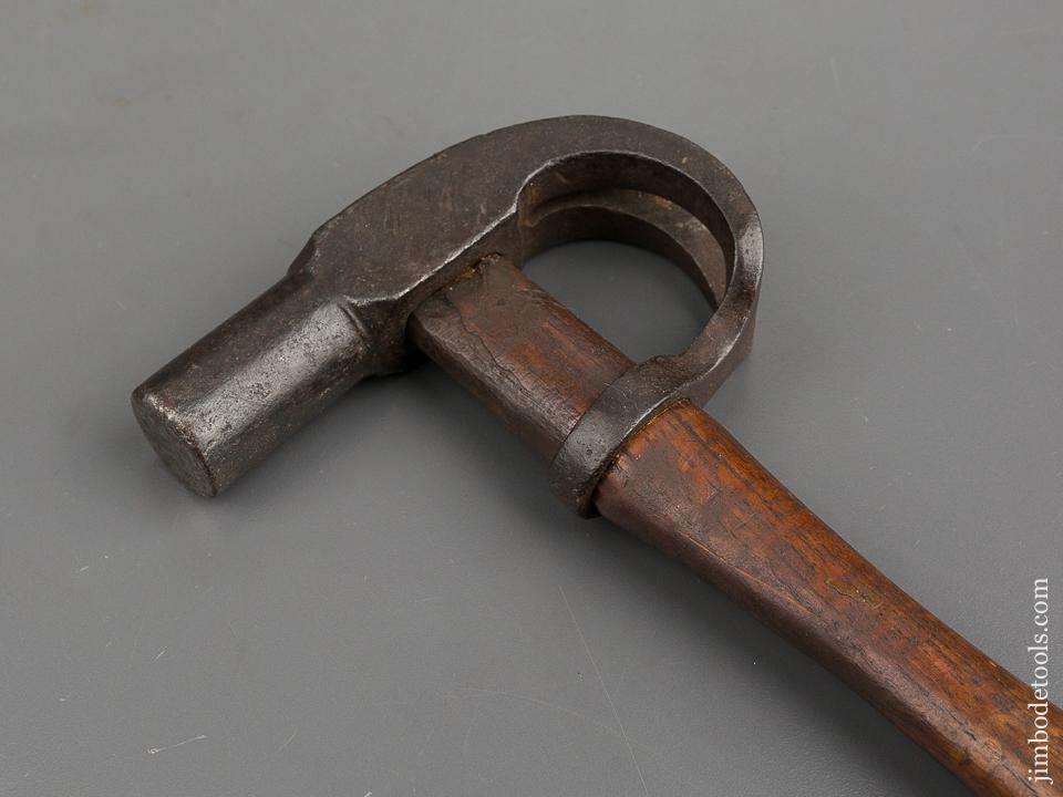 Rare! SOLOMON ANDERSON Patent August 20, 1845 Wrap Around Claw Hammer - 81081U