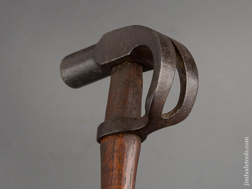Rare! SOLOMON ANDERSON Patent August 20, 1845 Wrap Around Claw Hammer - 81081U