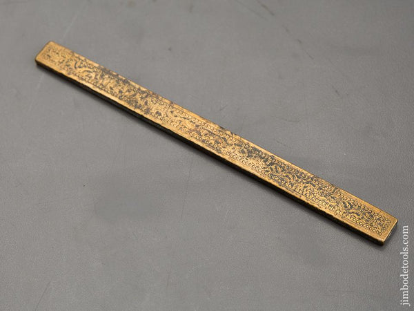 Ancient and Beautiful! Japanese 6 3/8 inch Straight Edge - 81119R