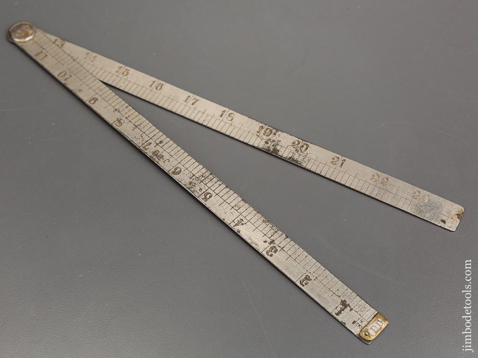Nickel-Plated 24 inch Blacksmith's Rule T. HARRISON - 81126R