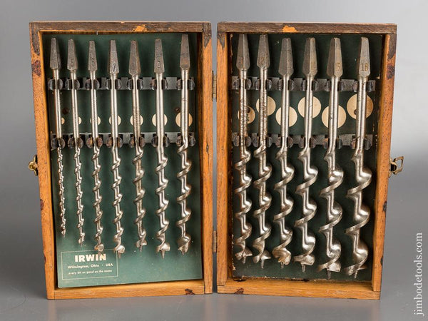 Complete Set of IRWIN Auger Bits in Original Box - 81130R