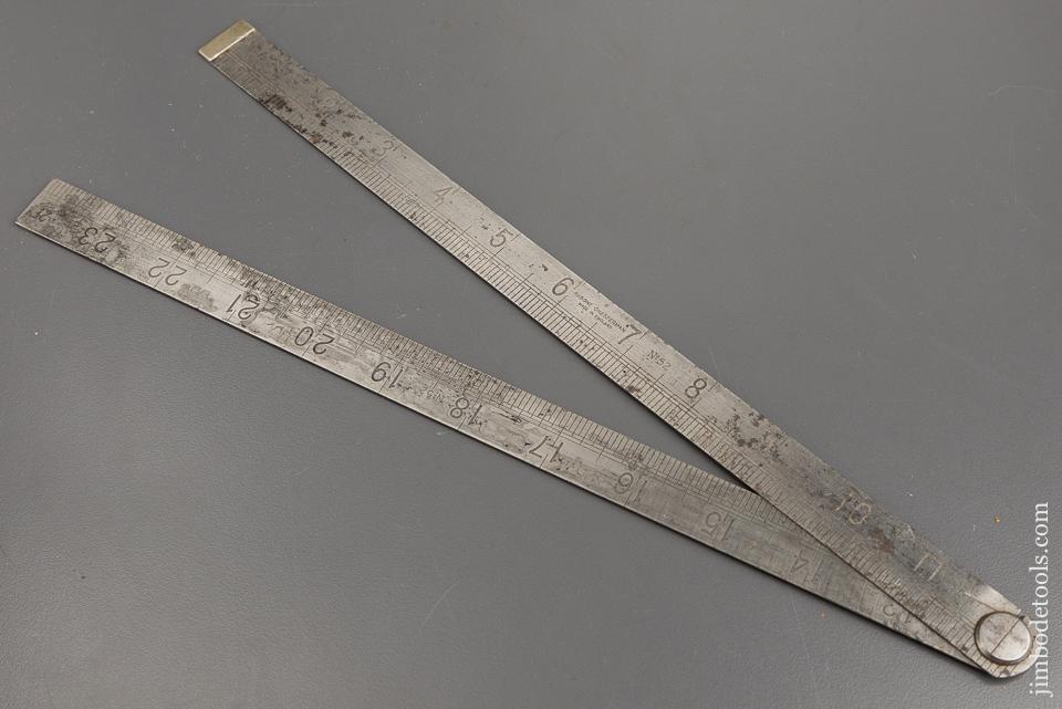 Fine RABONE No. 52 Two Foot Folding Blacksmith's Rule - 81133R