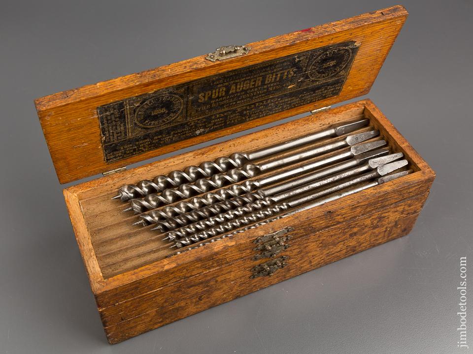 Complete Set of 14 RUSSELL JENNINGS Auger Bits in Original 3 Tiered Box -81150