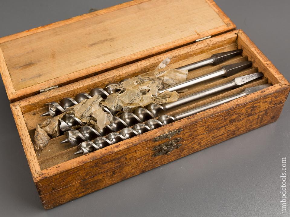 Complete Set of 14 RUSSELL JENNINGS Auger Bits in Original 3 Tiered Box -81150