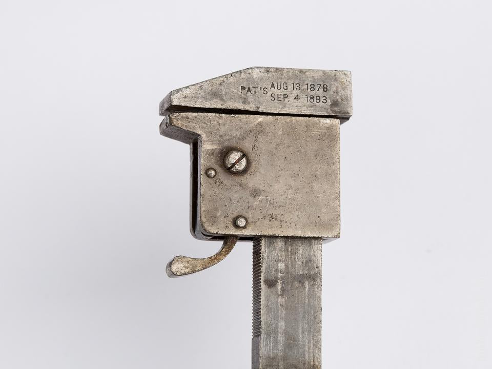 RARE Baby ATWATER Patent August 13,1878 and September 4, 1882 Quick Adjust 4 5/8 inch Wrench NEAR MINT - 81167U