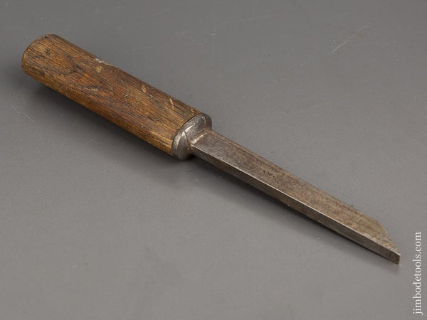 18th Century 1/4 x 9 inch P. LAW Pig Sticker Mortise Chisel - 81198