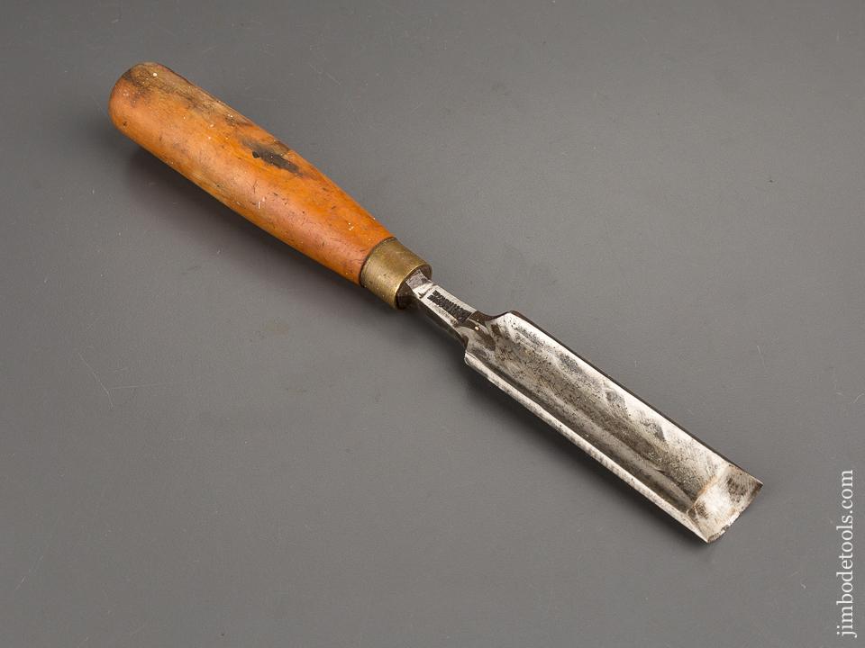 1 x 10 3/4 indh KAYE & SON No. 5 Sweep Boxwood Handled Tang Gouge - 81203