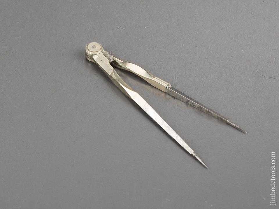 Five inch German Silver & Steel Precision Dividers MINT - 81219