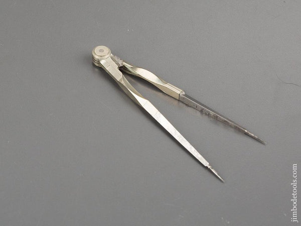 Five inch German Silver & Steel Precision Dividers MINT - 81219