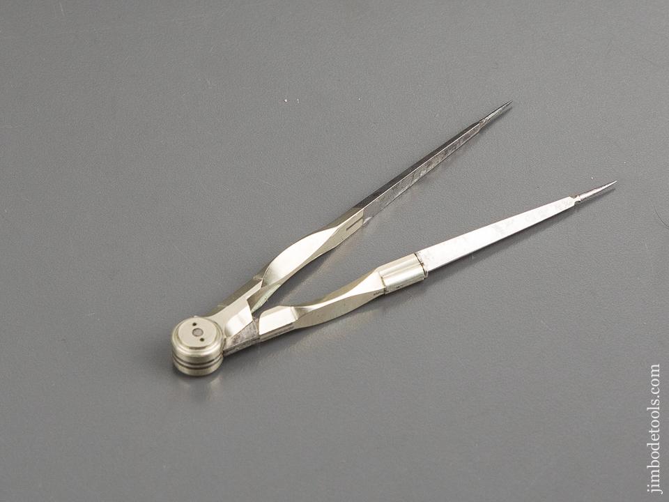 Five inch German Silver & Steel Precision Dividers MINT - 81219