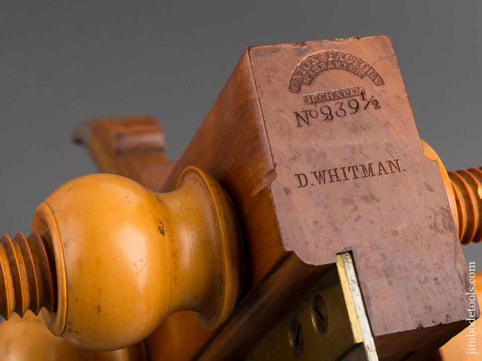 MINT Applewood & Boxwood UNION FACTORY H. CHAPIN No. 939 1/2 Handled Plow Plane - 81235