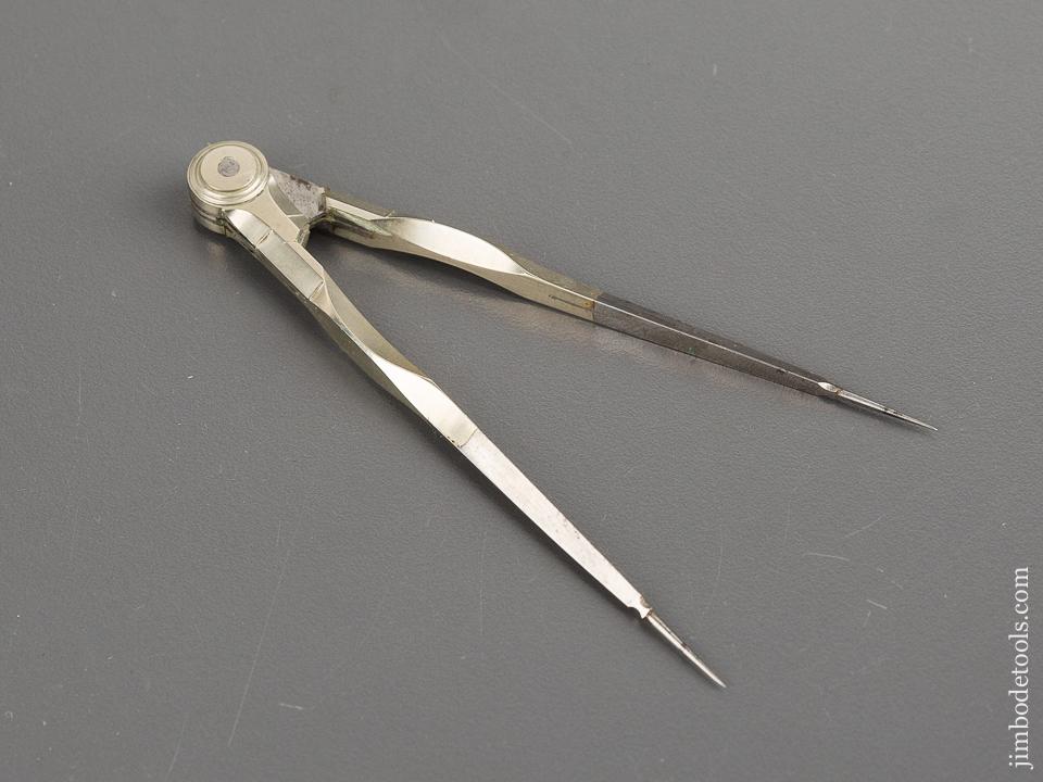 3 7/8 inch German Silver & Steel Precision Dividers MINT - 81250