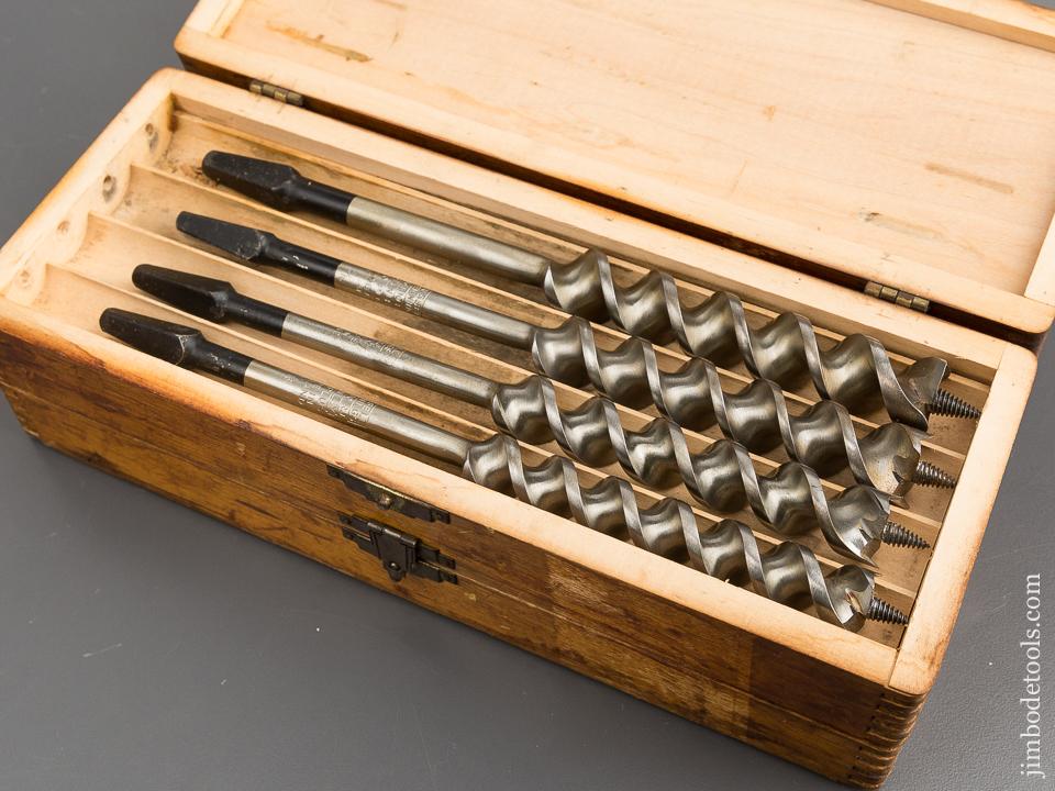 Complete Set of 13 RUSSELL JENNINGS Auger Bits in Original 3 Tiered Box -81259