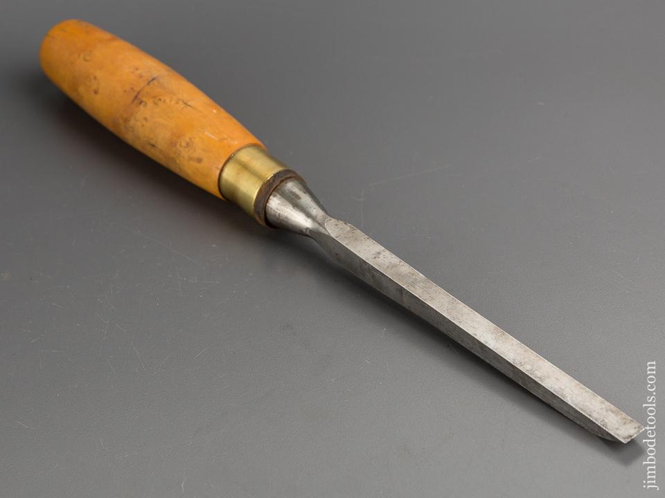 3/8 x 13 3/4 inch SORBY Boxwood Handled Mortise Chisel - 81275