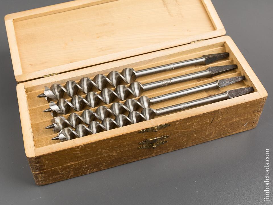 Complete Set of 13 RUSSELL JENNINGS Auger Bits in Original 3 Tiered Box -81289