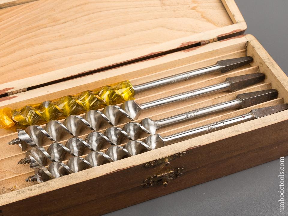 Complete Set of 13 RUSSELL JENNINGS Auger Bits in Original 3 Tiered Box -81310