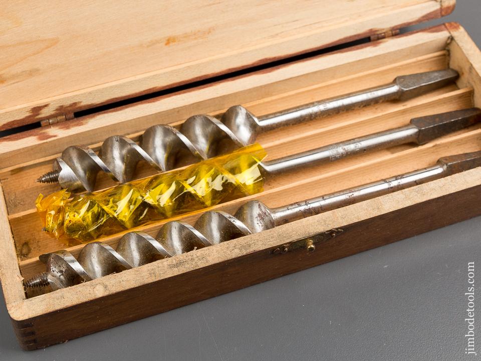 Complete Set of 13 RUSSELL JENNINGS Auger Bits in Original 3 Tiered Box -81310