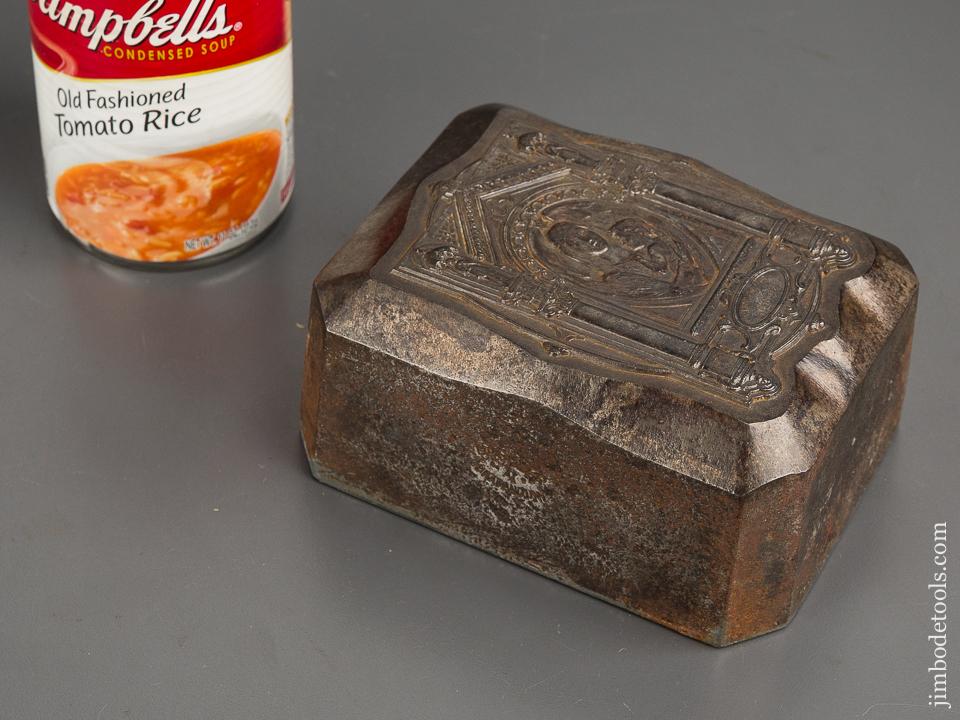 Ornate 4x5 inch Silversmith's Die by BACHLER CHATEAUDUIS - 81339RU