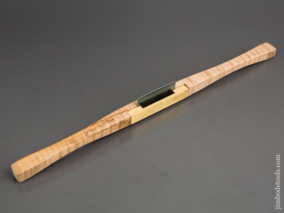 13 inch PAUL HAMLER Curly Maple Chair maker's Shave - 81344R