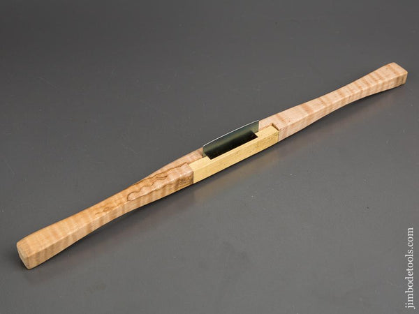 13 inch PAUL HAMLER Curly Maple Chair maker's Shave - 81344R