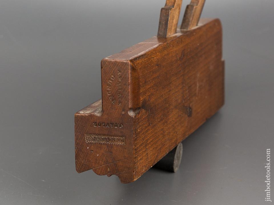 Dual Iron Complex Moulding Plane by A. WALLACE DUNDEE circa 1824-37 - 81345R
