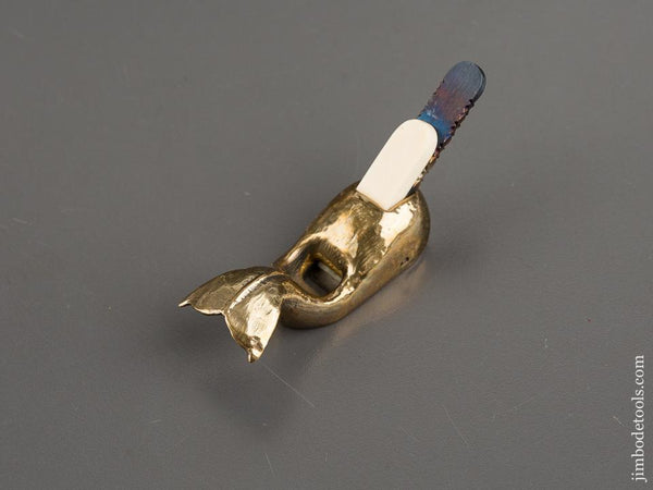 JOHN HEINZ 2012 Brass Whale Violinmaker's Plane - 81353R
