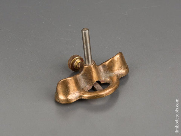 Beautiful Brass Miniature 3 1/4 by 2 1/4 inch Router Plane - 81366R