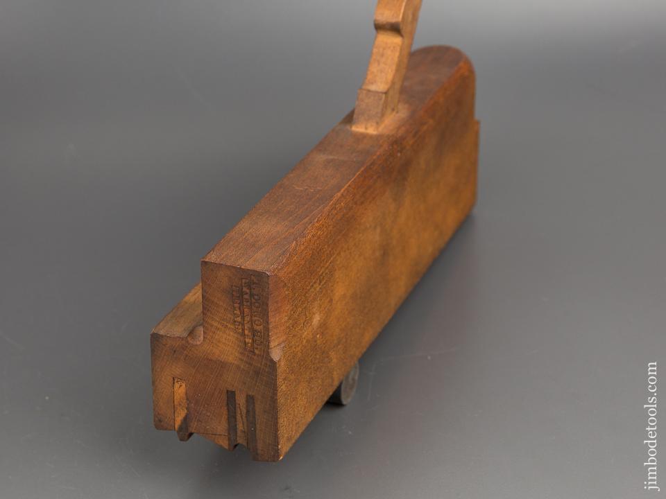 T. DONOHO Philadelphia Crispy Complex Molding Plane circa 1844-54 DEAD MINT - 81373R