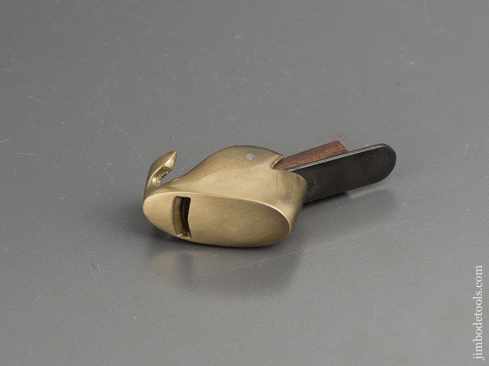 OTNER-BOTNER Brass Whale Plane MINT in its Original Box with Extra Blade - 81388R