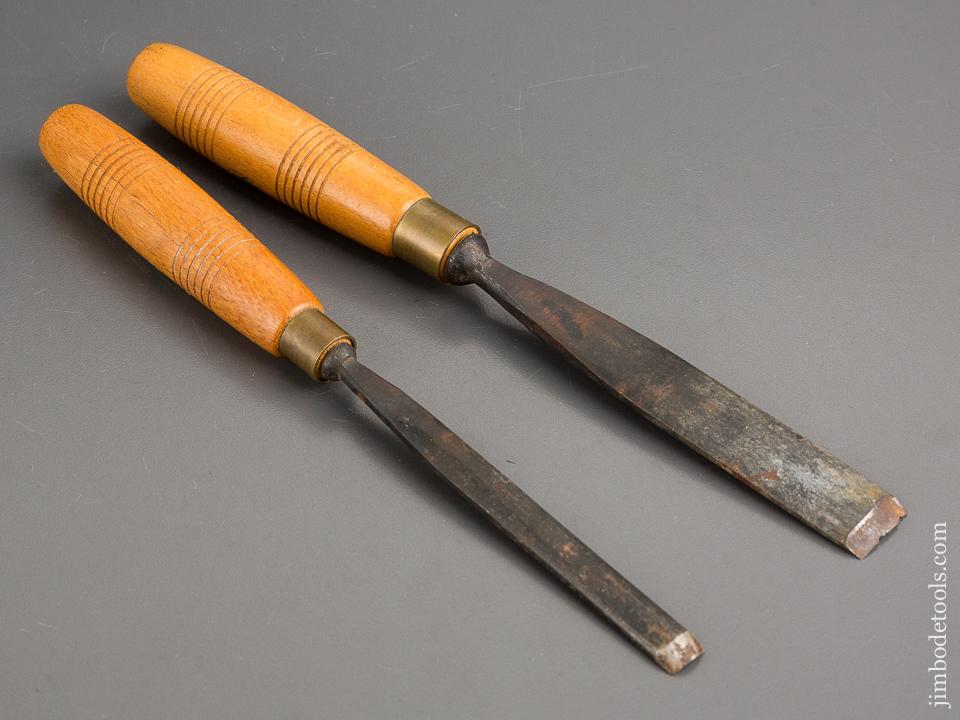 Two HENRY TAYLOR Gouges with Decals - 81397K