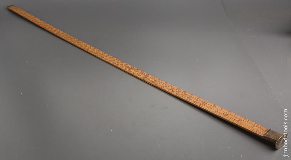 RARE and Fine 36 inch STANLEY NO. 43 1/2 Board Stick Circa 1859-1915 - 81405R