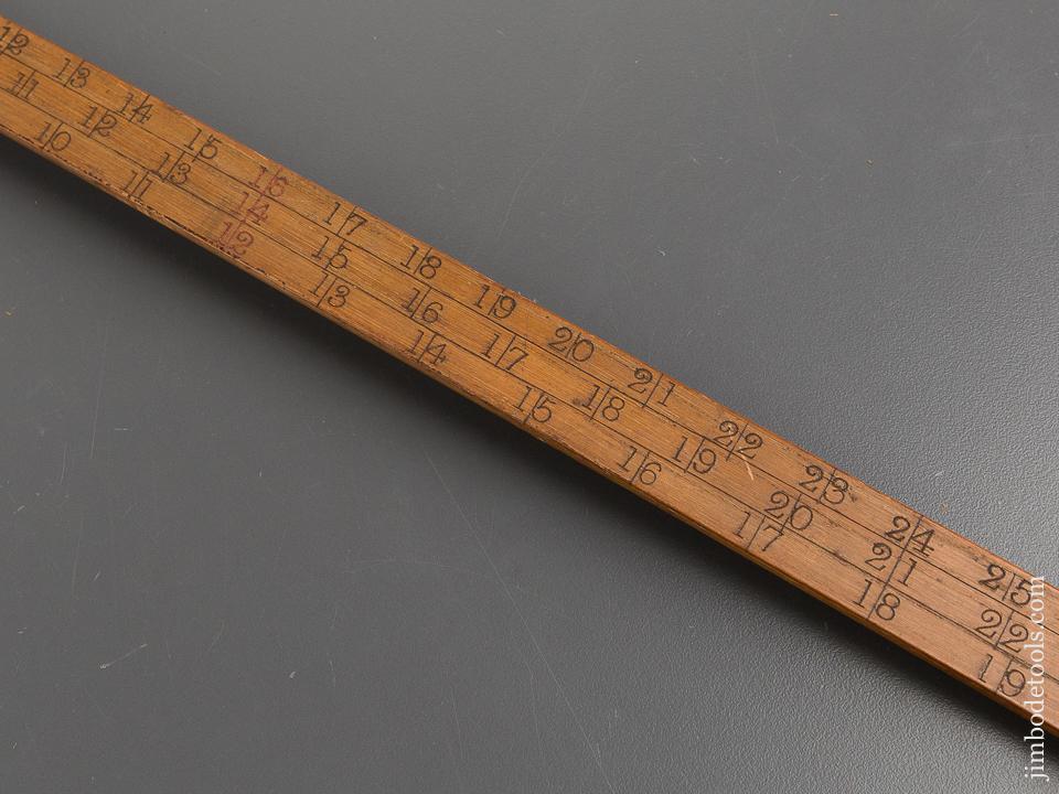 RARE and Fine 36 inch STANLEY NO. 43 1/2 Board Stick Circa 1859-1915 - 81405R