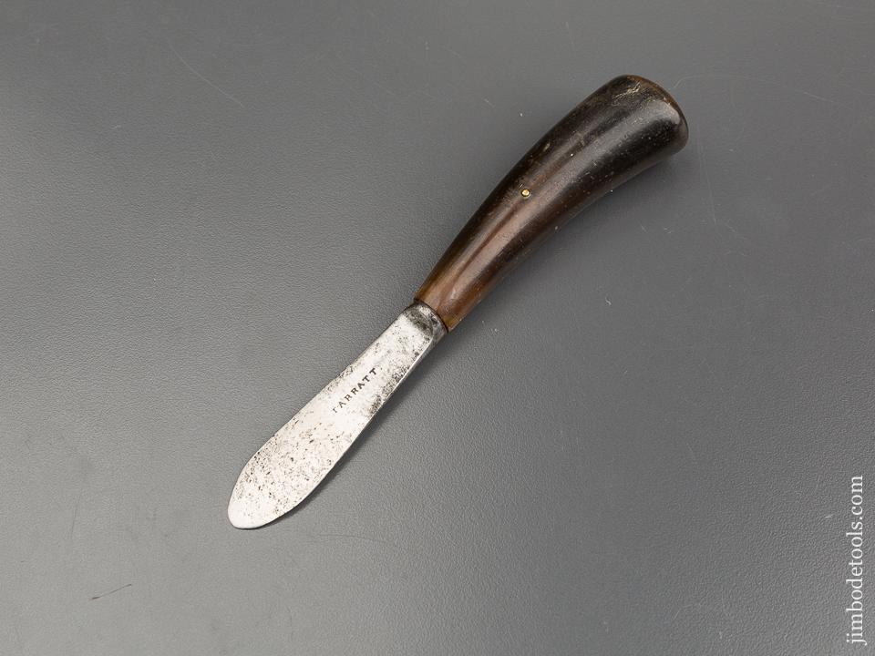 6 1/4 inch Watchmaker's Case-Back Removal Knife with Buffalo Horn Handle - 81407RU