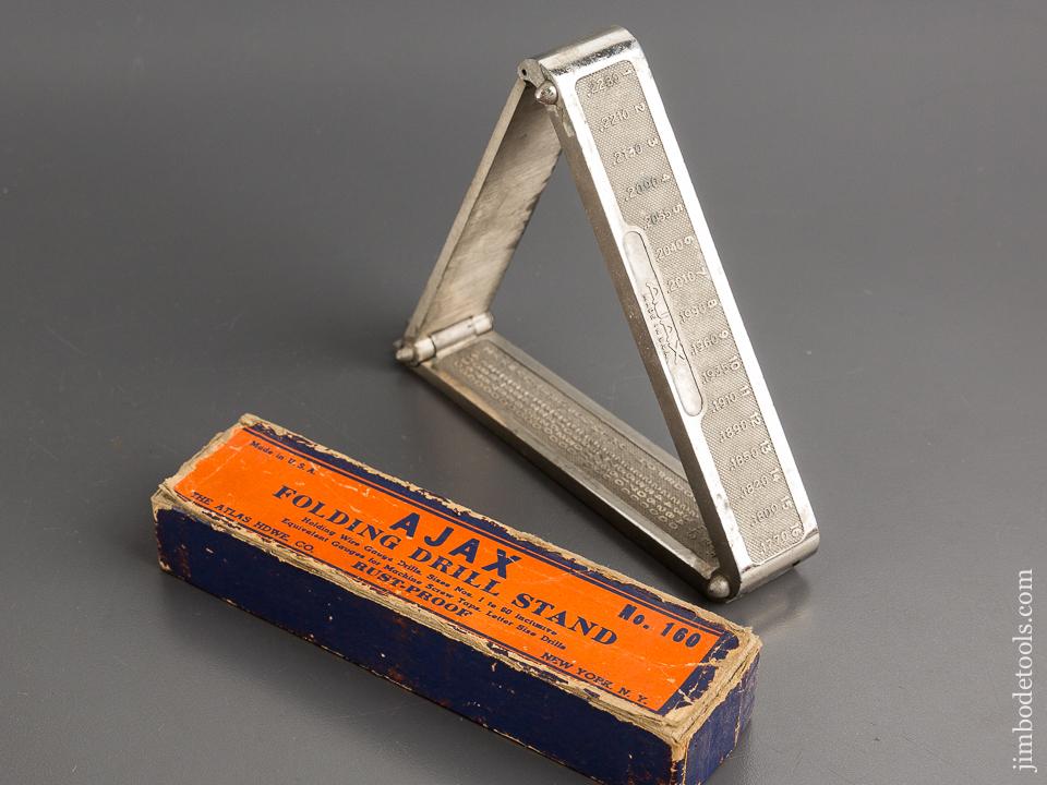 AJAX Folding Drill Stand Mint In Its Original Box - 81408R